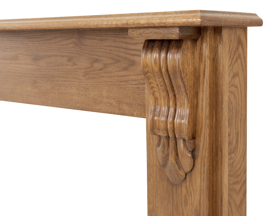 Edinburgh Corbel Wooden Fireplace Surround | Carron