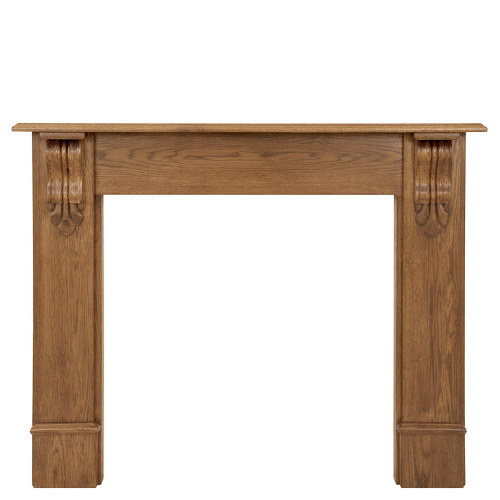 Edinburgh Corbel Wooden Fireplace Surround | Carron
