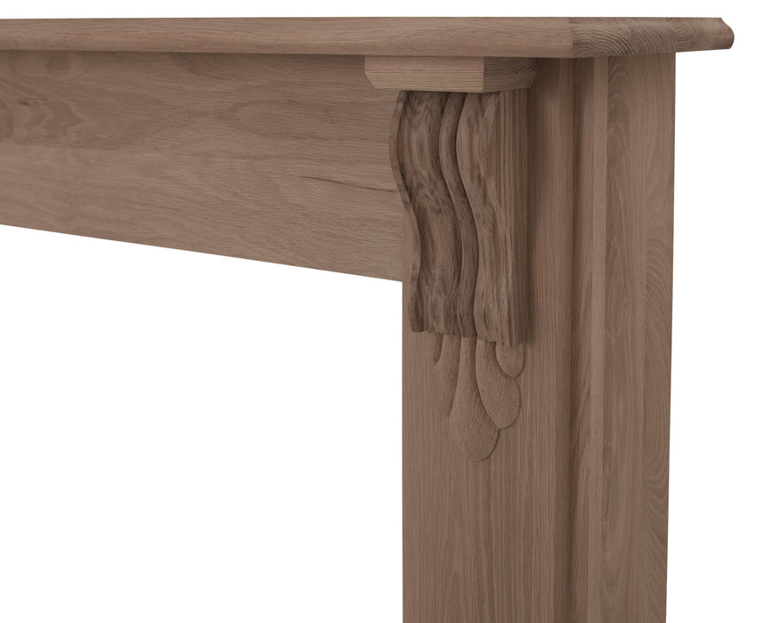 Edinburgh Corbel Wooden Fireplace Surround | Carron