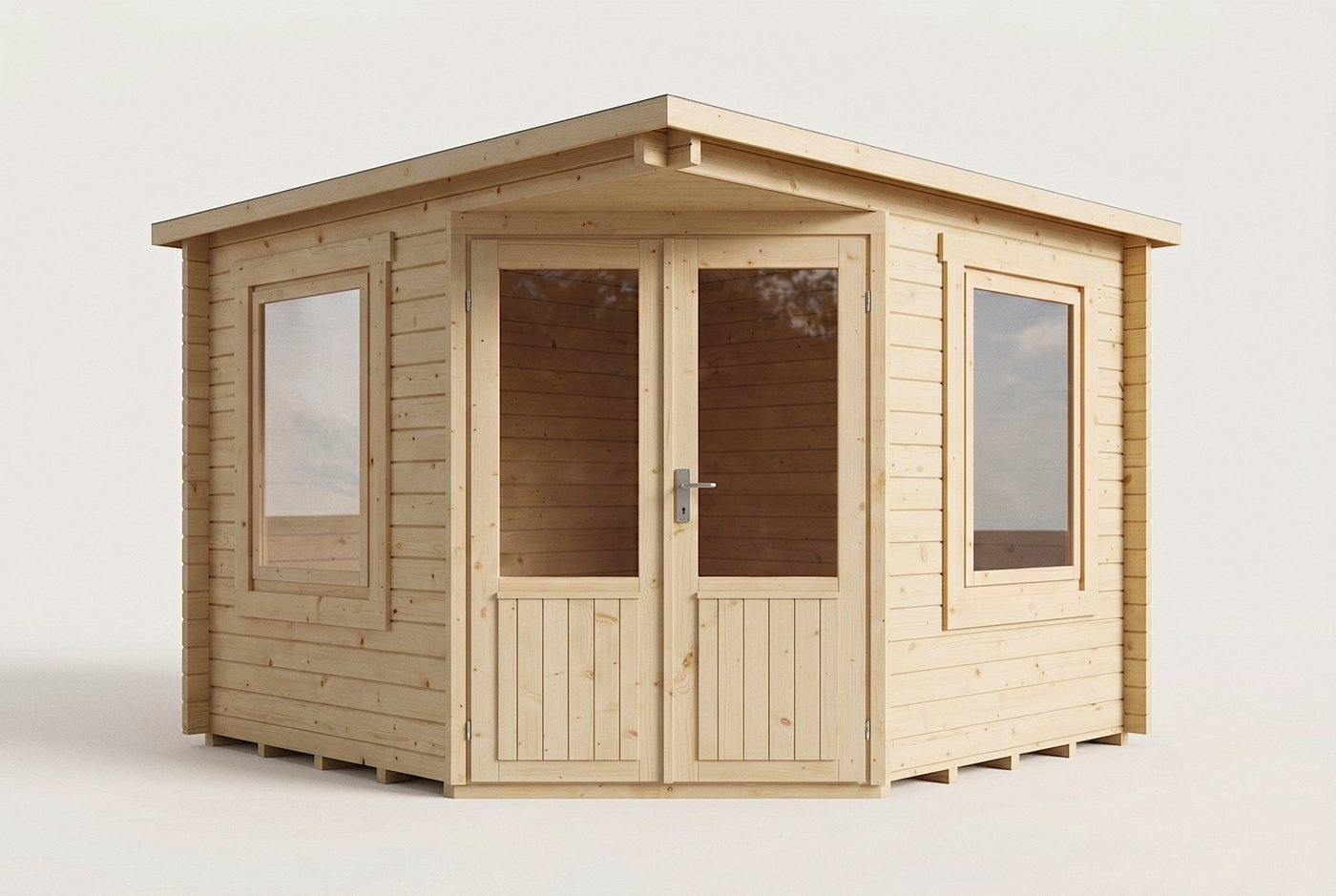 Emma Corner Log Cabin 3m x 3m