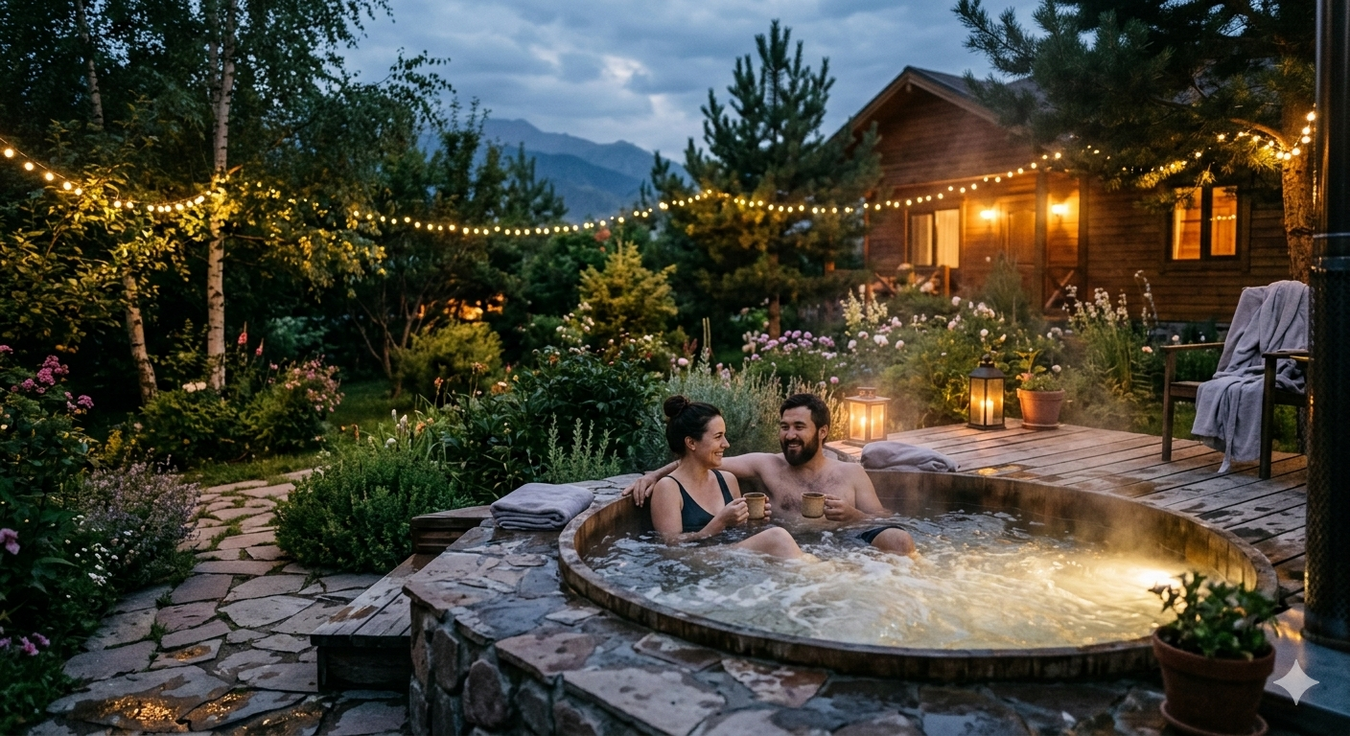 Wooden Hot Tub