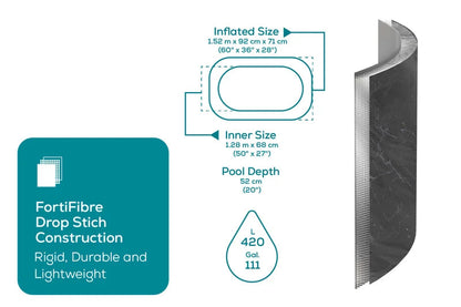 Glacial Dip Pro ice bath thermal cover feature