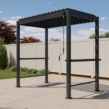 Mirador Grill S1 Pergola — 4.9'×8.2' | Charcoal
