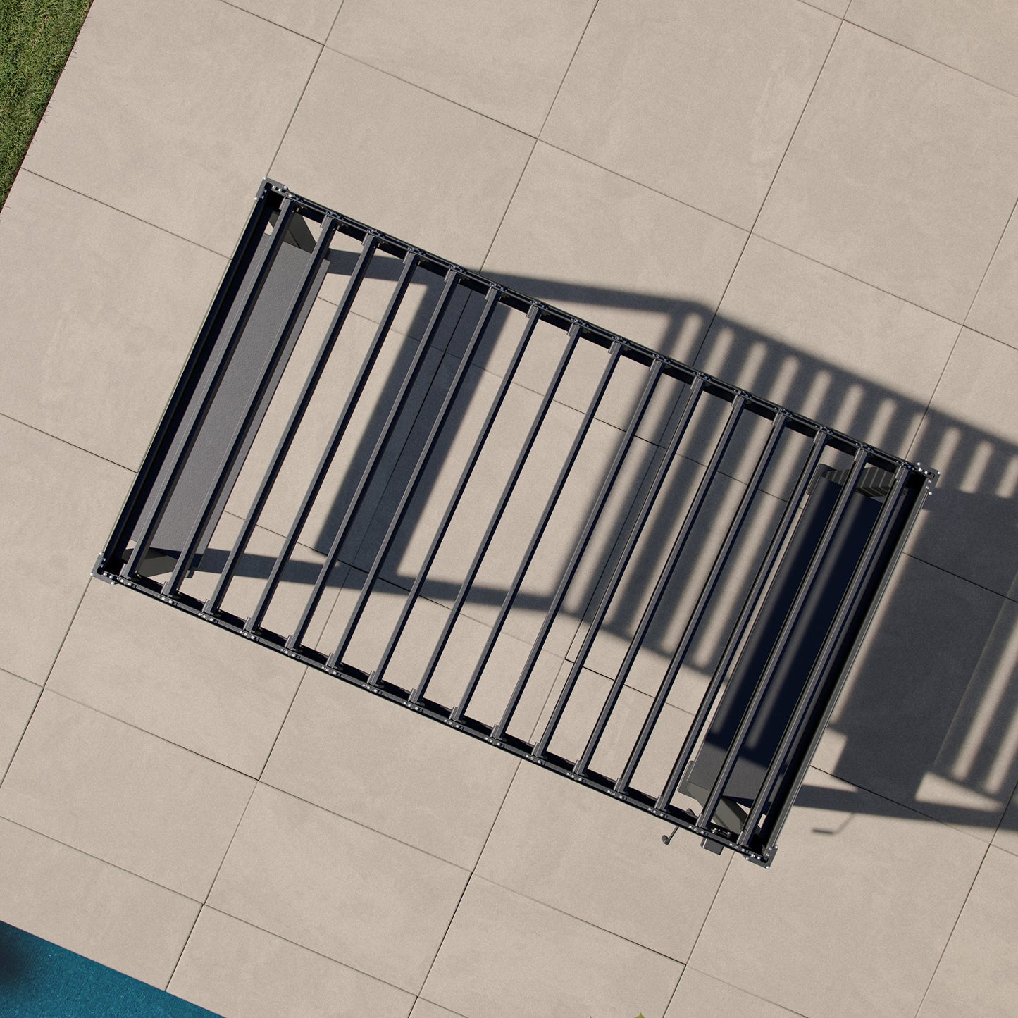 Mirador Grill S1 Pergola — 4.9'×8.2' | Charcoal