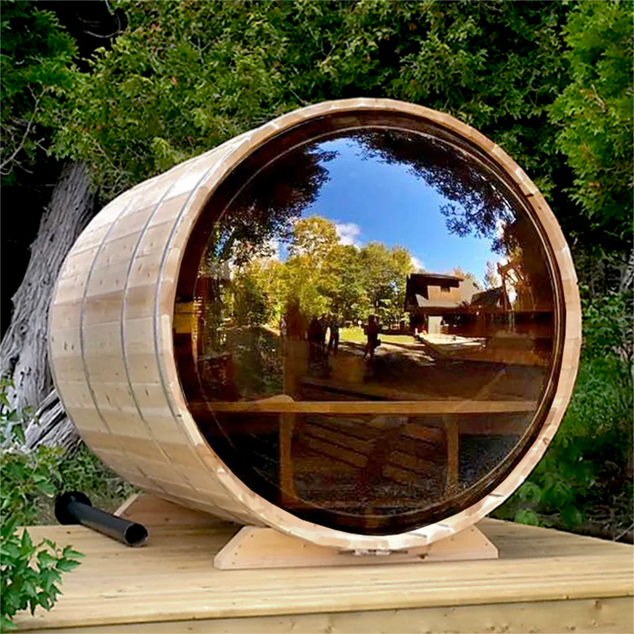 SAUNAONES® Barrel Sauna Serenity Nature Air 4