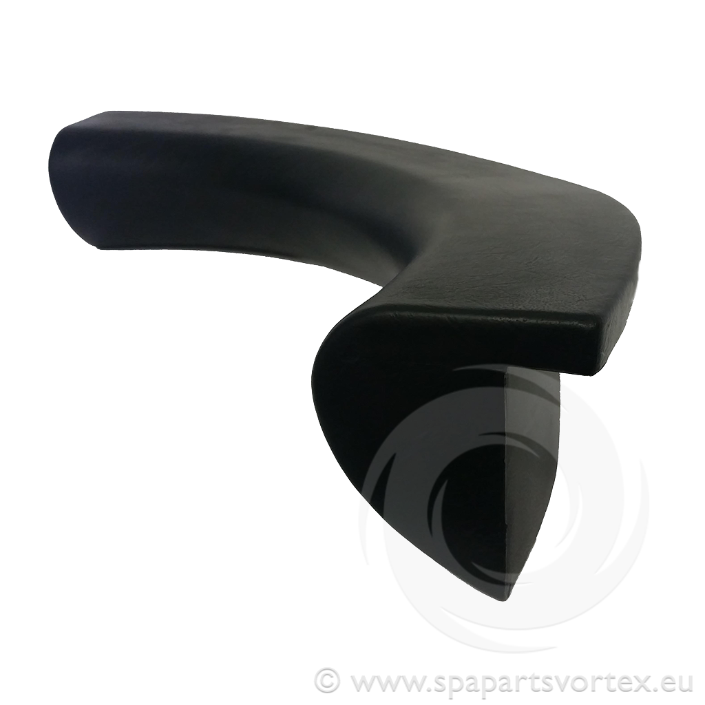 Vita Spa Large Curved Pillow 532059 black