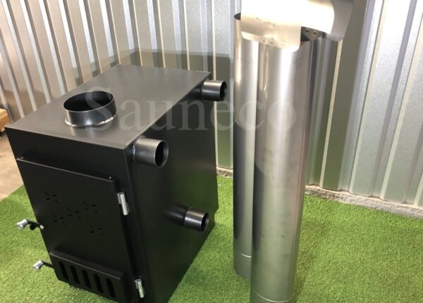 50 kW External Wood-fired Hot Tub Stove (Stainless Steel)