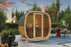 SaunaSupply UKU 230 Thermowood Outdoor Cube Sauna U - 3/4 Person