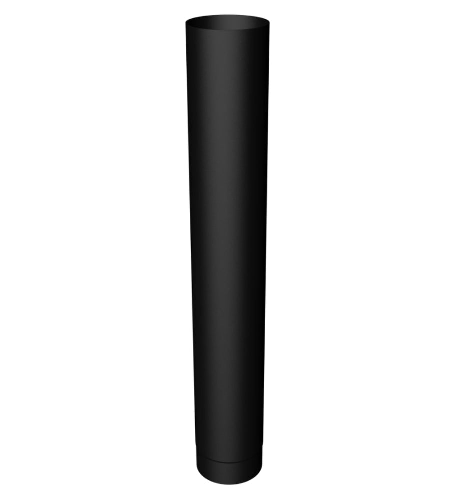 Matt Black Straight Stove Pipe, 5” Inch | DuraFlue
