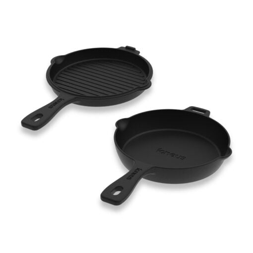 Igneus 2 Part Cast Iron Pan Set