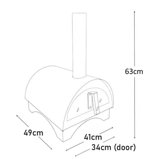 Igneus Minimo Portable Pizza Oven (Inc. Peel & Rake)