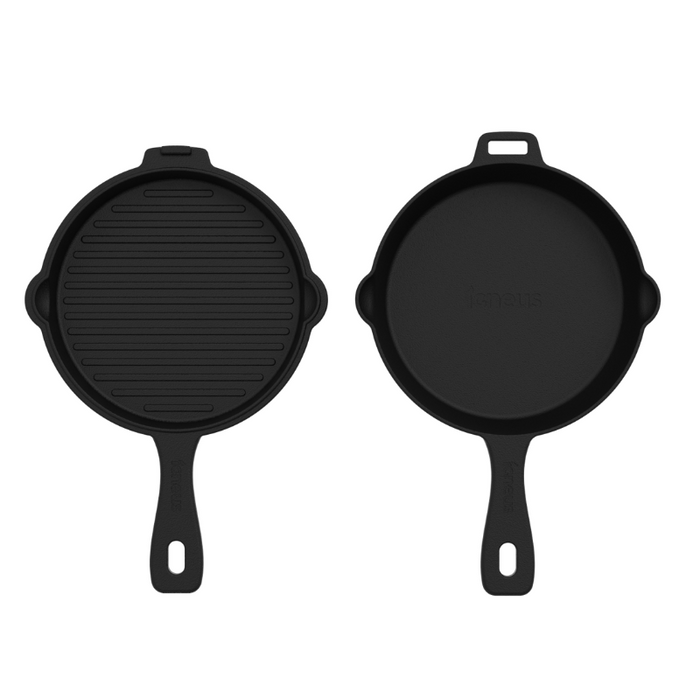 Igneus 2 Part Cast Iron Pan Set