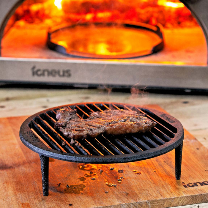 Igneus Tuscan Grill Cast Iron Cookware Pizza Grill