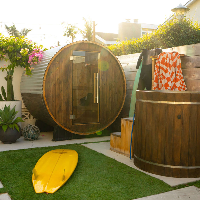 2-4 Person Barrel Sauna