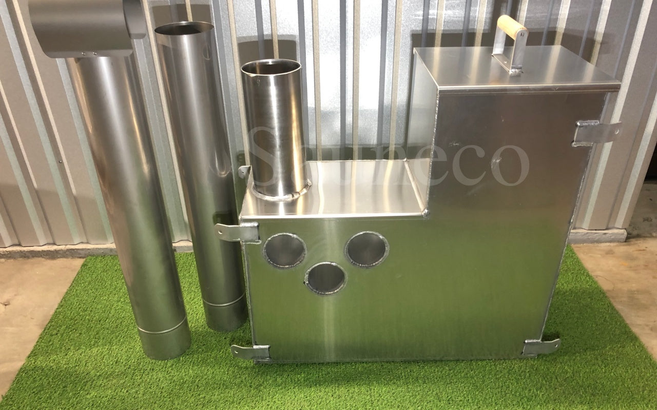 Internal Wood-fired Hot Tub Stove (45kW) – Marine Aluminium