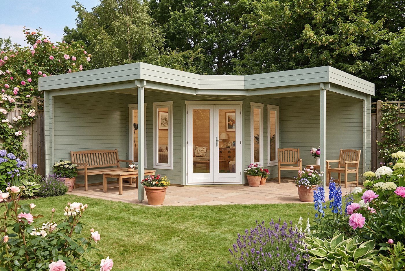 Jutka Log Cabin 6.78m x 6.78m