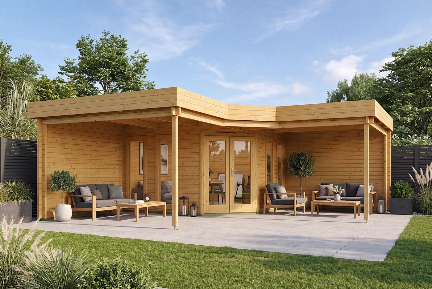 Jutka Log Cabin 6.78m x 6.78m
