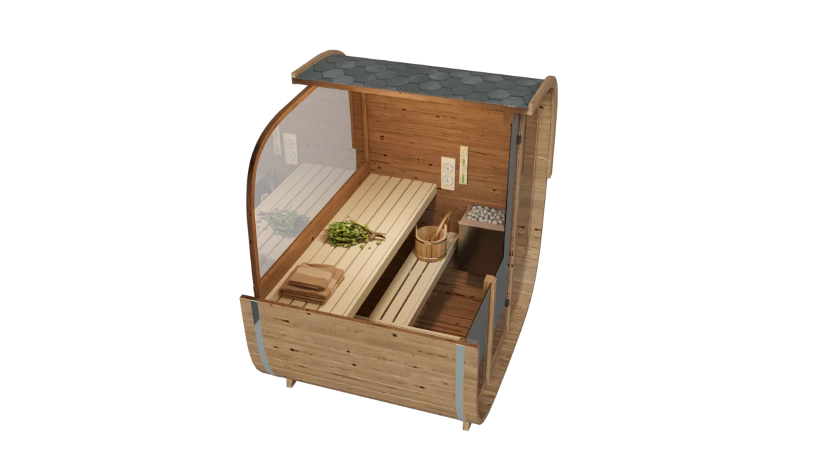 SAUNAONES® Square Sauna Minimalist Refresh 3