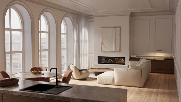 Escea LE1550 Holographic Electric Fireplace