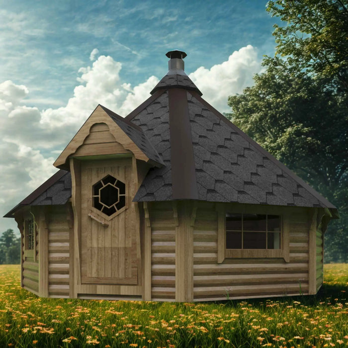 Large 22 Person Grill Cabin