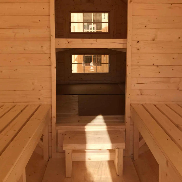 Large 4 Person Glamping Barrel