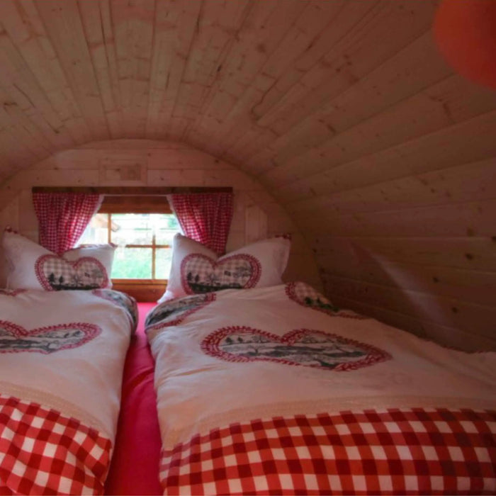 Large 4 Person Glamping Barrel