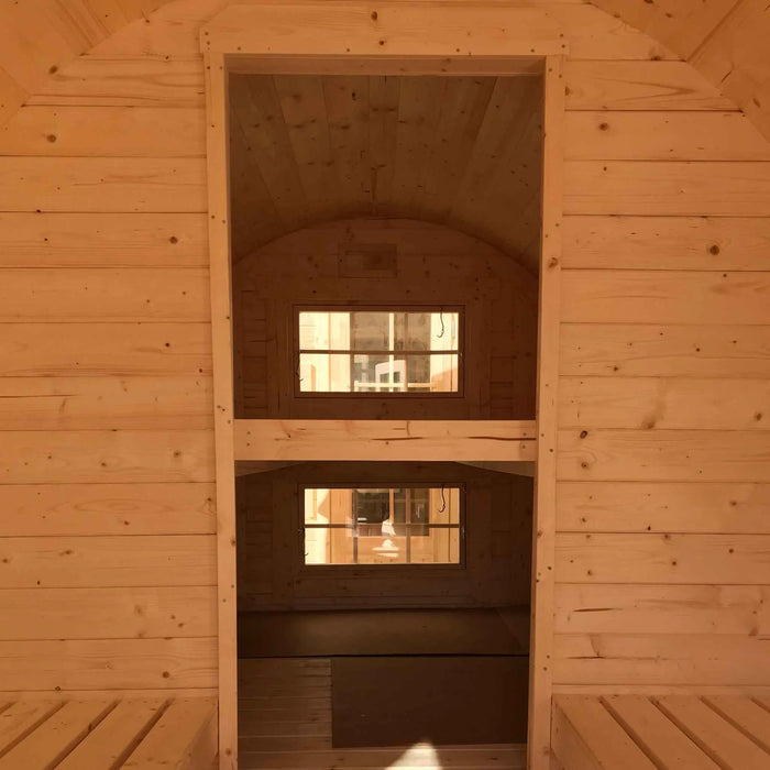 Large 4 Person Glamping Barrel