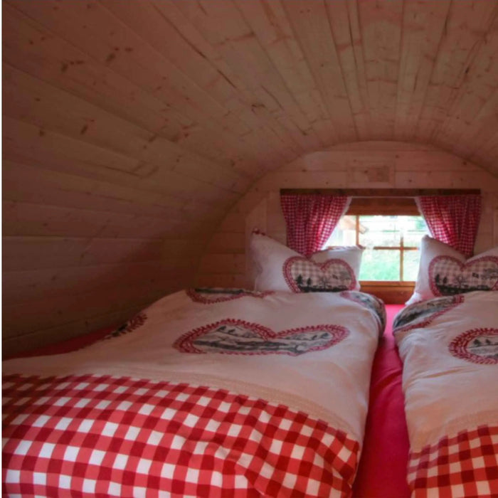 Large 4 Person Glamping Barrel