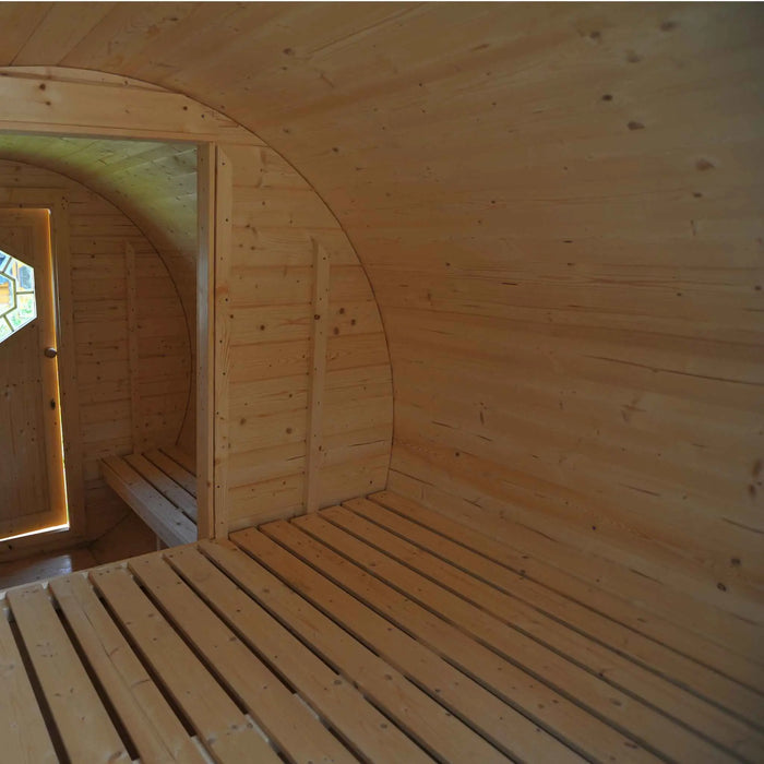 Large 4 Person Glamping Barrel