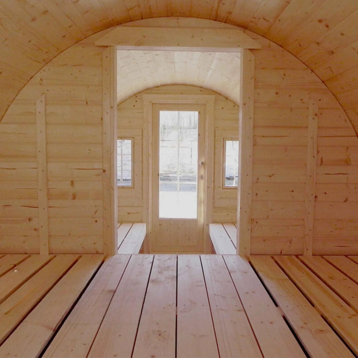 Large 4 Person Glamping Barrel