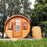 Large 4 Person Glamping Barrel