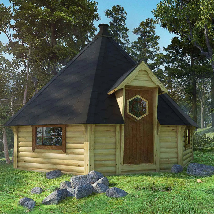 The "Mammoth" 2-6 Person Glamping Cabin