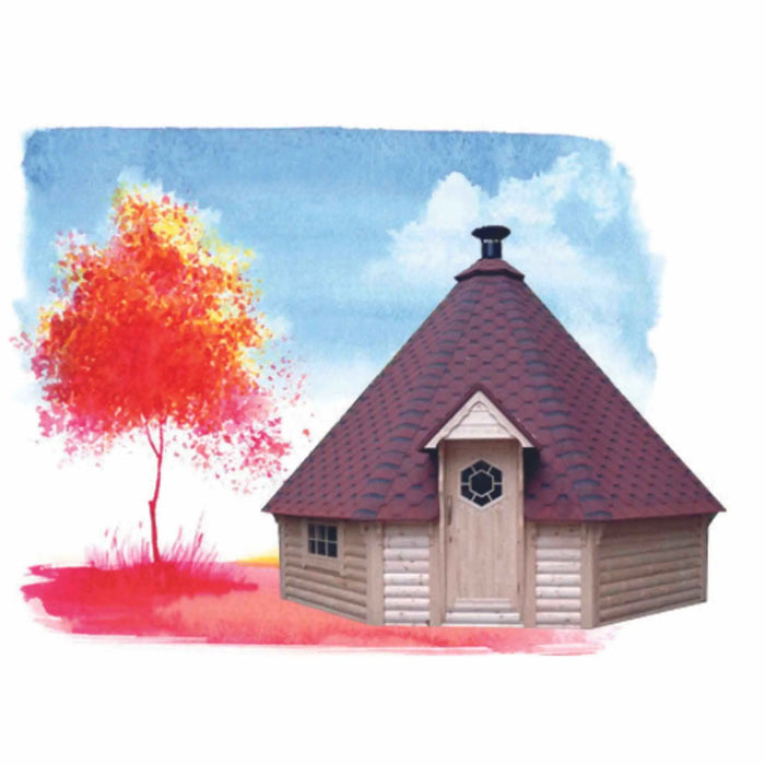 The "Mammoth" 2-6 Person Glamping Cabin