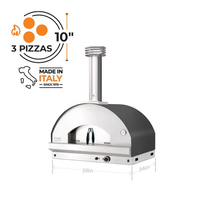 Fontana Mangiafuoco Gas Countertop Pizza Oven