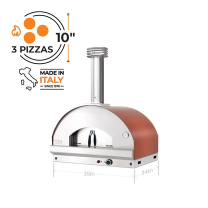 Fontana Mangiafuoco Gas Countertop Pizza Oven