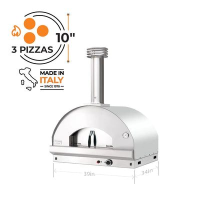 Fontana Mangiafuoco Gas Countertop Pizza Oven