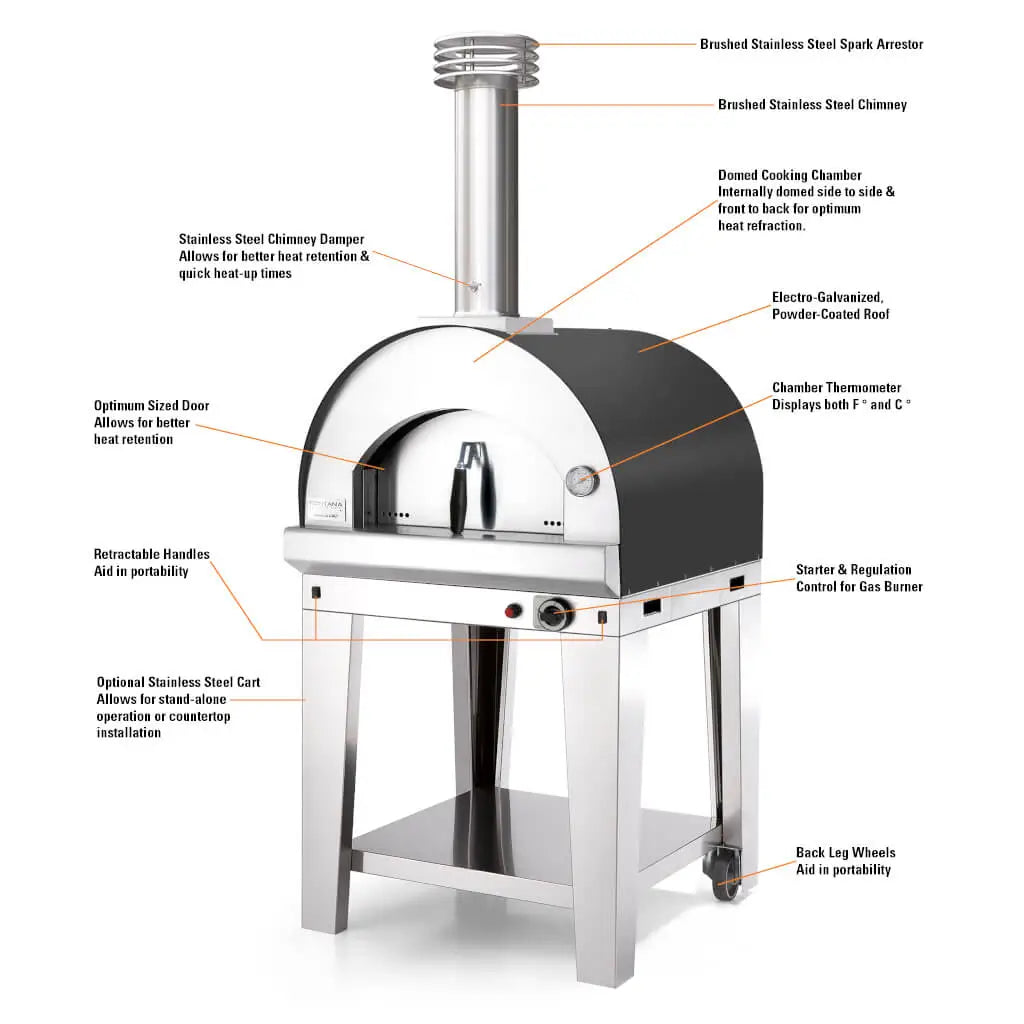 Fontana Margherita Gas Pizza Oven