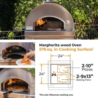 Fontana Margherita Wood-Fired Pizza Oven