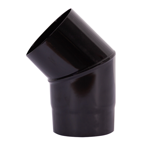 Black Enamel 5" Pipe 135° Bend to fit TVE pipe