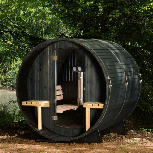 2-4 Person Canopy Barrel Sauna