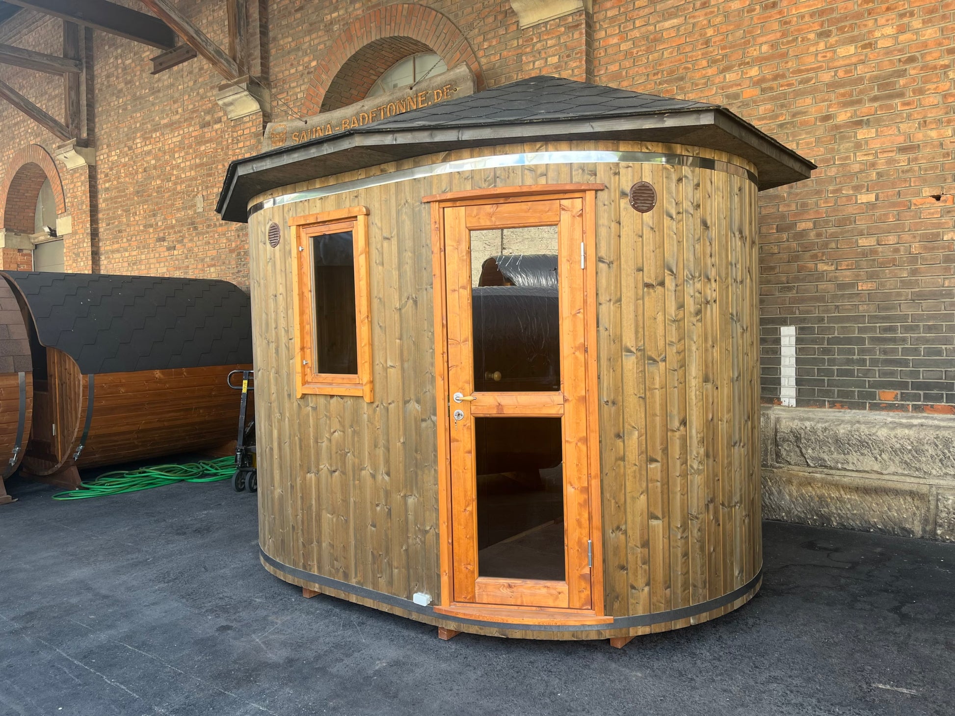 Outdoor Sauna – Two Rooms – 3,2 Meter – Thermally Modified Wood