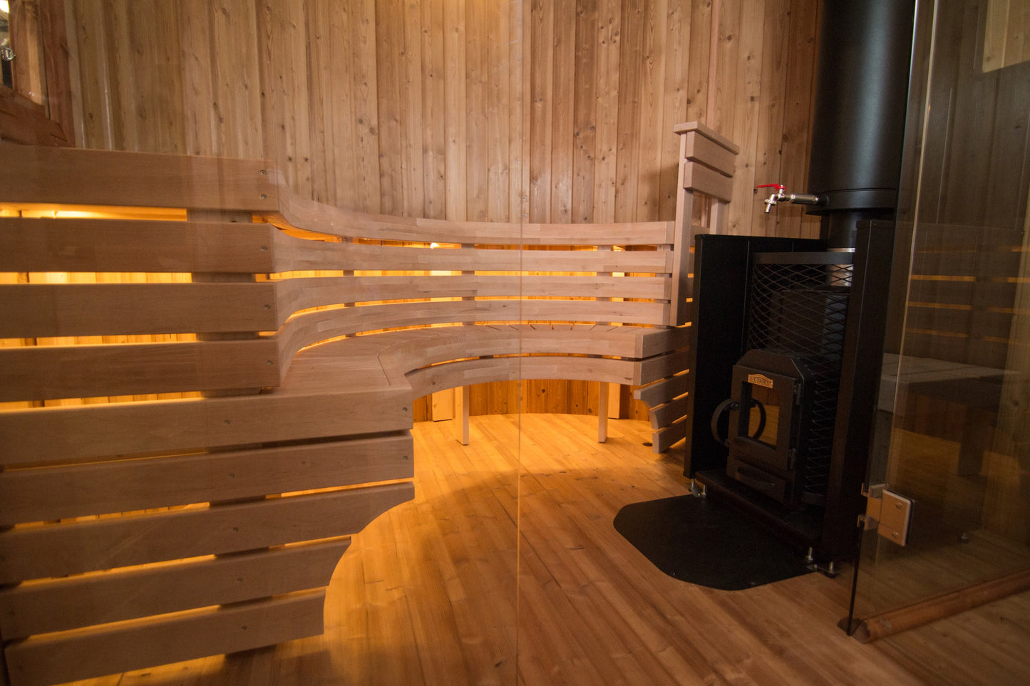 Outdoor Sauna – Two Rooms – 3,2 Meter – Thermally Modified Wood