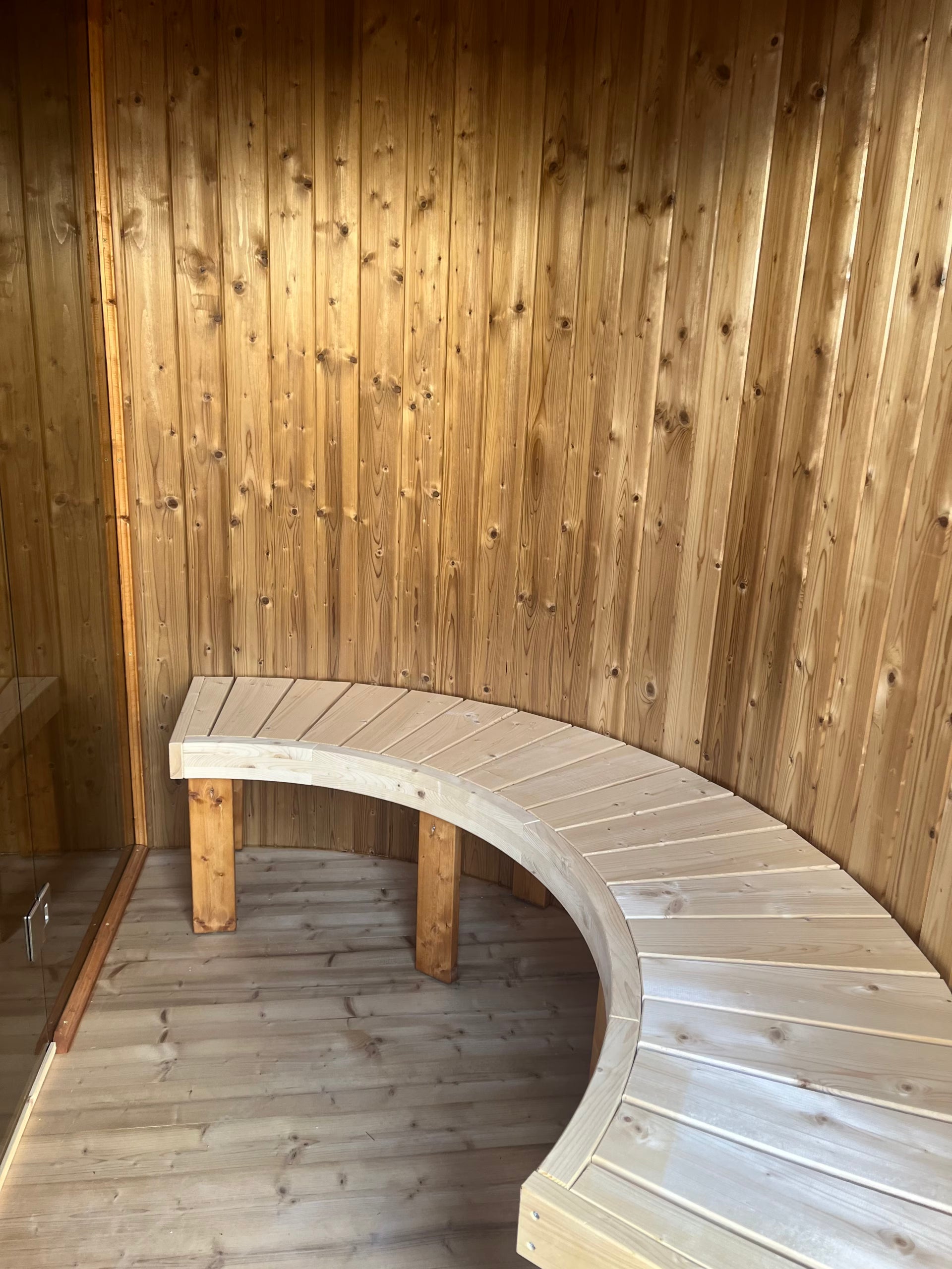 Outdoor Sauna – Two Rooms – 3,2 Meter – Thermally Modified Wood