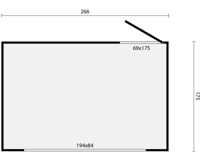 Vixen Kiosk 2.66 x 1.75m