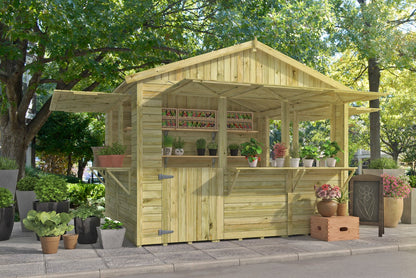 Playa Kiosk 3.08 x 2.43m (Pre-Treated Green)