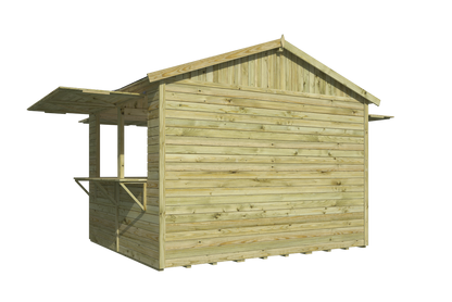 Playa Kiosk 3.08 x 2.43m (Pre-Treated Green)