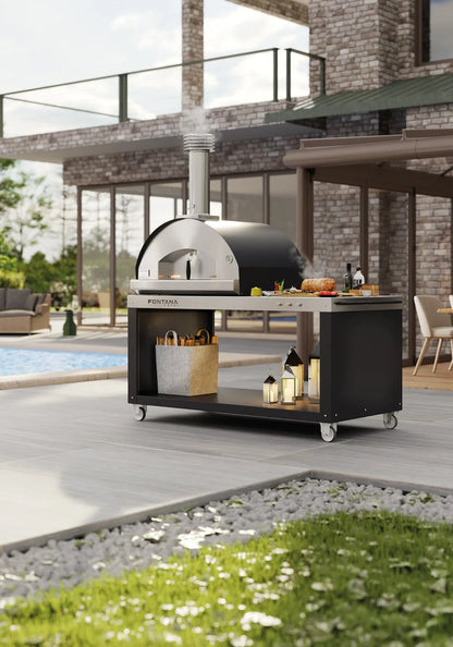 Fontana Napoli Hybrid Gas & Wood-Fired Pizza Oven