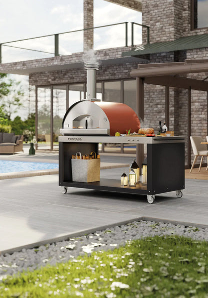Fontana Firenze Hybrid Gas & Wood-Fired Pizza Oven