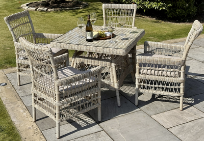 Provence Collection outdoor dining chairs set of four