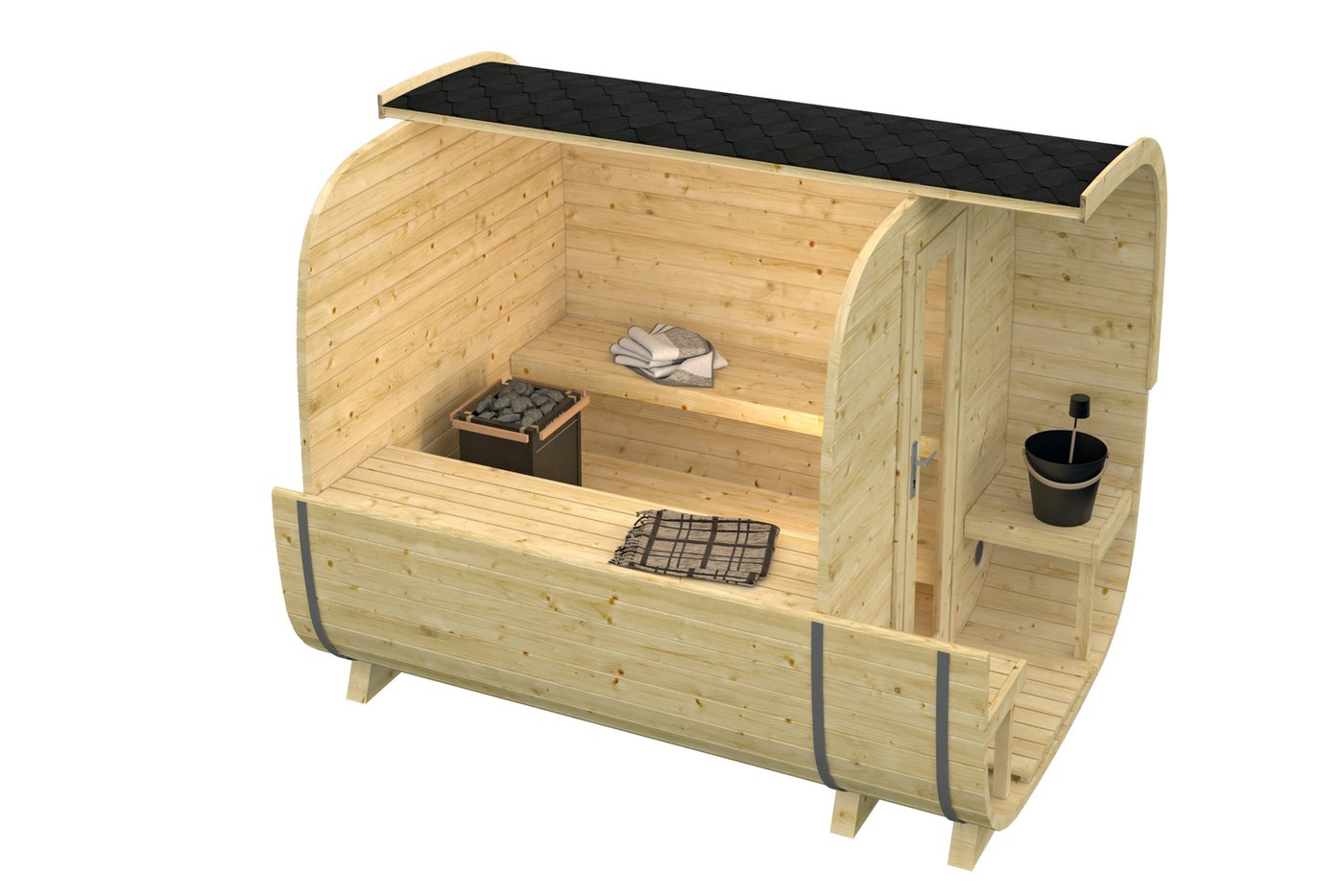 Rovaniemi sauna cube (Spruce) – 2.85 x 2.19m